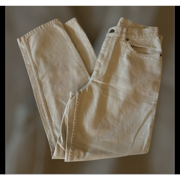 Women's Lauren Jeans Co. Beige Pants Size 8P Classic Fit - Picture 1 of 7